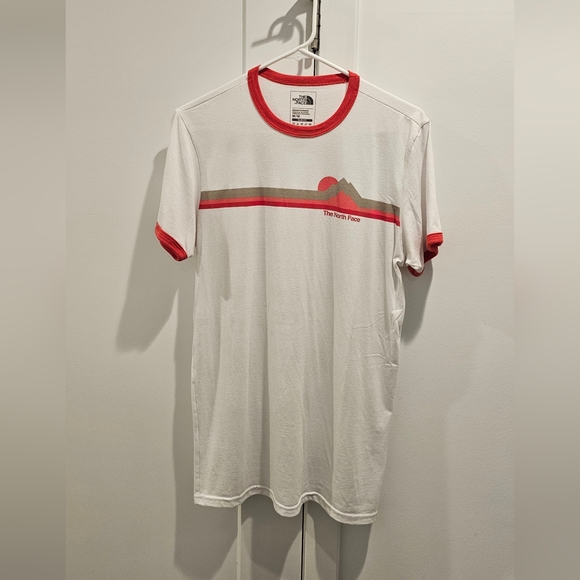 The North Face Colored Pin Stripe Accent T-Shirt - Picture 1 of 3